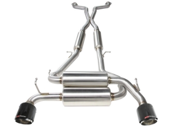 Picture of aFe Takeda 2-1-2in 304SS Cat-Back Exhaust Infiniti G37 08-13-Q60 14-15 V6-3-7 w- Carbon Fiber Tips