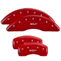 Picture of MGP 17-18 Jaguar F-Pace 4 Caliper Covers Engraved Front & Rear MGP Red Finish-Silver Characters