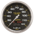 Picture of Autometer Marine Carbon Fiber 5in 120mph GPS Speedometer
