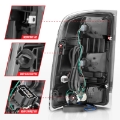 Picture of ANZO 2007-2013 GMC Sierra LED Tail Lights w- Light Bar Black Housing Smoke Lens