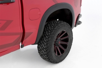 Picture of Lund 19-21 Chevy Silverado 1500 SX-Sport Smooth Elite Series Rear Fender Flares - Black 2 Pc