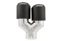 Picture of MBRP 3in ID - Dual 4in OD Out Staggered L 9-37in - R 9-87in Dual Wall Carbon Fiber Univ Exhaust Tip