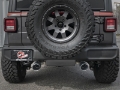 Picture of aFe Rebel Series 409 Stainless Steel Cat-Back Exhaust 18-21 Jeep Wrangler JL 2-0L t - Black Tip