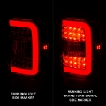 Picture of ANZO 2001-2011 Ford  Ranger LED Tail Lights w- Light Bar Chrome Housing Clear Lens