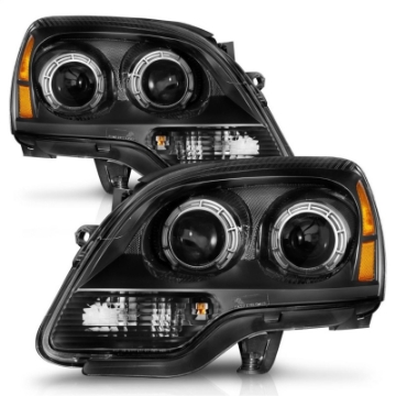 Picture of ANZO 2007-2012 GMC Acadia Projector Headlights Black Housing