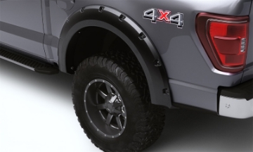Picture of Bushwacker 21+ Ford F-150 Excl- Lightning Forge Style Flares 4pc - Black