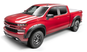 Picture of Bushwacker 17-20 Chevrolet Colorado Excl- ZR2 5ft- Bed Forge Style Flares 4pc - Black