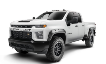Picture of Bushwacker 19-21 Chevrolet Silverado 2500 - 3500 HD Excl- Dually Forge Style Flares 4pc - Black