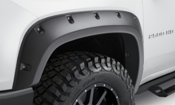 Picture of Bushwacker 19-21 Chevrolet Silverado 2500 - 3500 HD Excl- Dually Forge Style Flares 4pc - Black