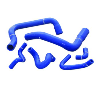 Picture of Mishimoto 86-93 Ford Mustang Blue Silicone Hose Kit