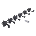 Picture of Go Rhino 15-21 Ford F-150 SC 4DR Mounting Brackets V-Series V3-RB10 Slim-RB20 Slim - Tex- Blk
