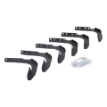Picture of Go Rhino 99-16 Ford F-250-F-350 SD SC 4DR Mtg- Brackets V-Series V3-RB10 Slim-RB20 Slim - Tex- Blk