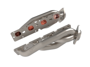 Picture of aFe Twisted Steel 11-21 Jeep Grand Cherokee WK2 5-7L V8 Headers - Titanium Ceramic Coated
