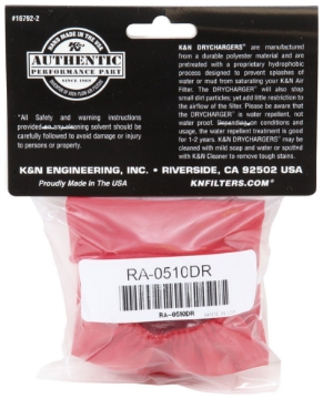 Picture of K&N Drycharger Air Filter Wrap for RA-0510 - Red