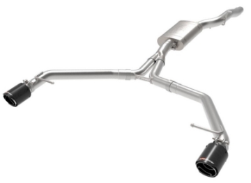 Picture of aFe MACH Force-Xp 13-16 Audi Allroad L4 SS Axle-Back Exhaust w- Carbon Tips