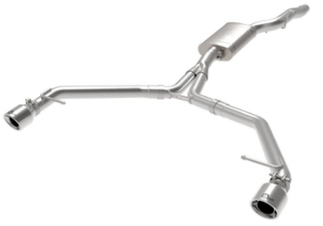 Picture of aFe MACH Force-Xp 13-16 Audi Allroad L4 SS Axle-Back Exhaust w- Polished Tips