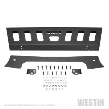 Picture of Westin 07-18 Jeep Wrangler JK WJ2 Skid Plate for Front Bumper - Textured Black