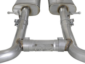 Picture of aFe MACH Force-Xp 2-1-2in 304 SS Cat-Back Exhaust 15-21 Dodge Challenger V6-3-6L - Quad Black Tip