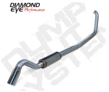 Picture of Diamond Eye KIT 4in Turbo Back SGL SS: TURN DOWN 00-03 FORD 7-3L F250-F350