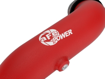 Picture of aFe 20-23 Ford Explorer ST V6 3-0L tt BladeRunner Aluminum Hot and Cold Charge Pipe Kit - Red
