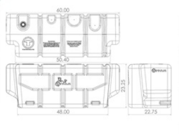 Picture of Titan Fuel Tanks Universal 100 Gallon In-Bed Transfer Tank