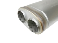 Picture of aFe MACH Force-Xp 409 SS Muffler 3in Dual Inlet-Dual Outlet 5in H x 8in W x 18in L - Oval Body