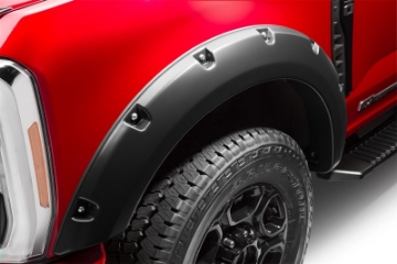 Picture of Bushwacker 23-24 Ford F-250-350 SuperDuty Pocket Style Flares 2pc Front - Black