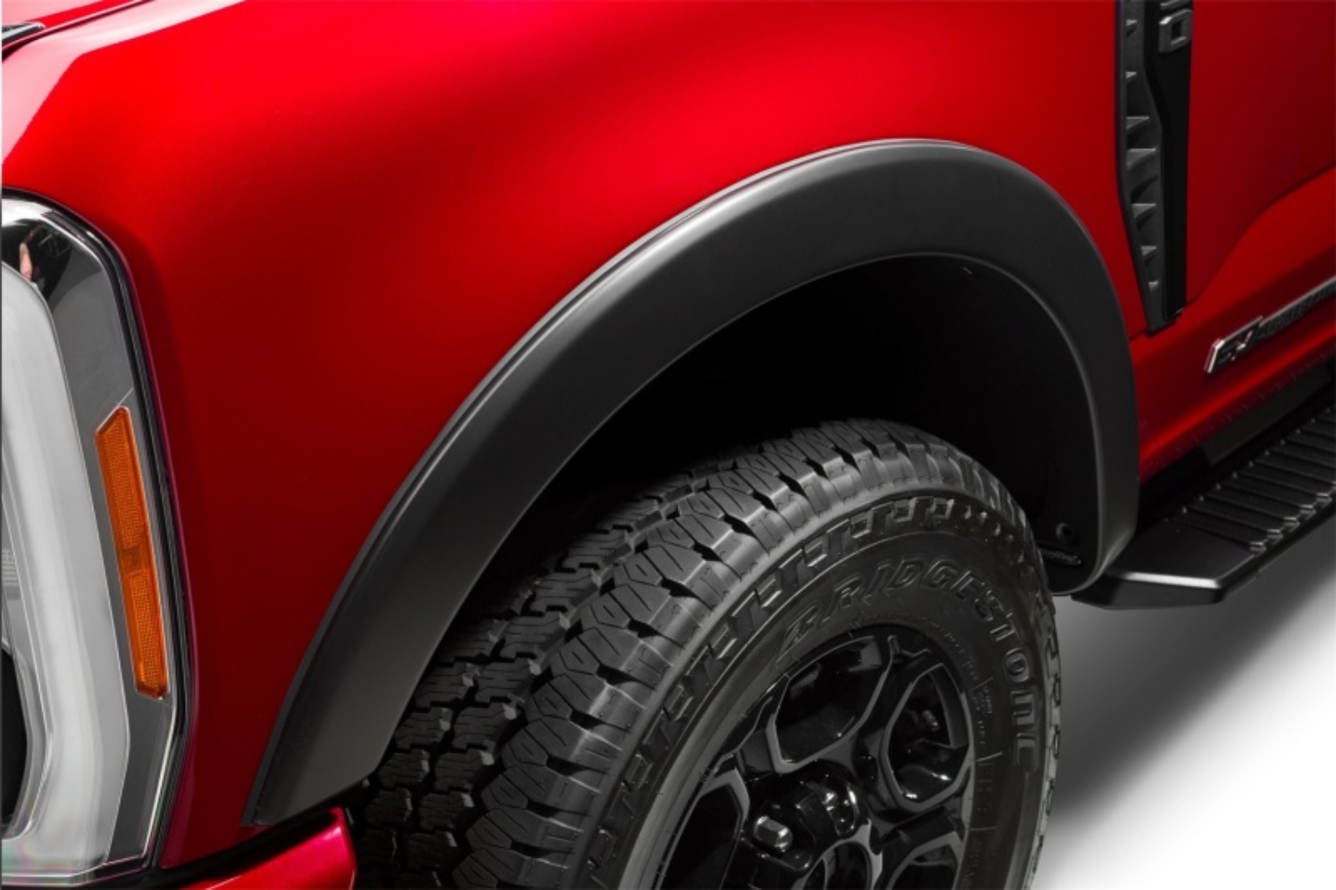 Picture of Bushwacker 23-24 Ford F-250-350 SuperDuty OE Style Flares 2pc Front - Black