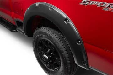Picture of Bushwacker 23-24 Ford F-250-350 SuperDuty Pocket Style Flares 2pc Rear - Black