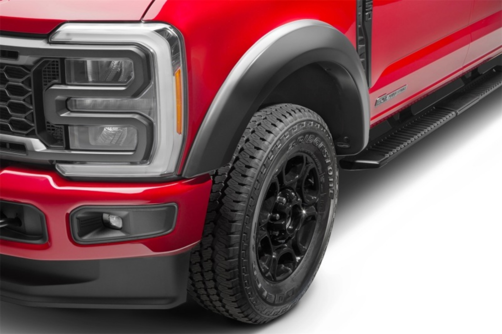 Picture of Bushwacker 23-24 Ford F-250-350 SuperDuty Extend-A-Fender Style Flares 2pc Front - Black