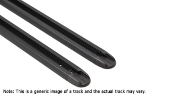 Picture of Rhino-Rack RTV Tracks w-Hardware & End Caps - 74-0in - Pair