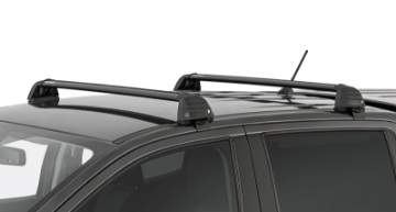 Picture of Rhino-Rack 11-20 Ford Ranger PX 4 Door Double Cab Vortex ROC25 Flush 2 Bar Roof Rack - Black