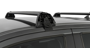 Picture of Rhino-Rack 11-20 Ford Ranger PX 4 Door Double Cab Vortex ROC25 Flush 2 Bar Roof Rack - Black