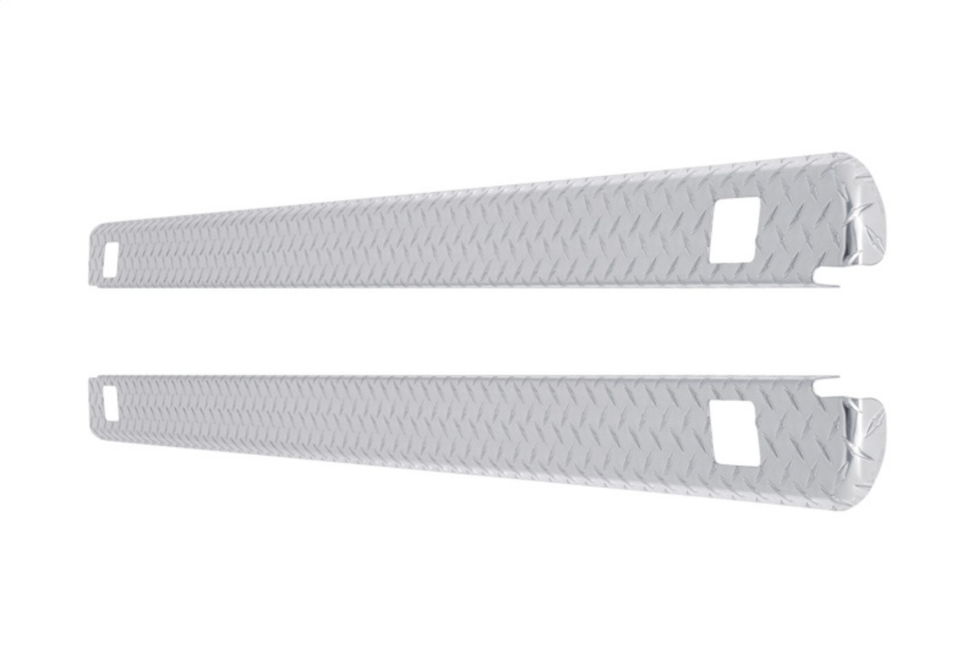 Picture of Deezee 09-19 Dodge-Ram Ram Bed Cap Wrap W-Stake Pockets Brite-Tread Aluminum 8Ft Bed