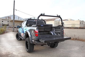 Picture of Deezee 19-23 Chevrolet Silverado Tailgate Protector Full Black-Tread