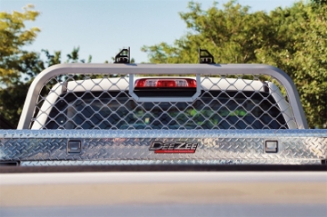 Picture of Deezee 13-23 Dodge-Ram Ram Cargo Management Cab Rack - Silver Mesh