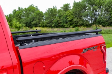 Picture of Deezee 04-23 Ford F-150-Super Duty Hex Series Side Rails - Texture Black 8Ft Bed