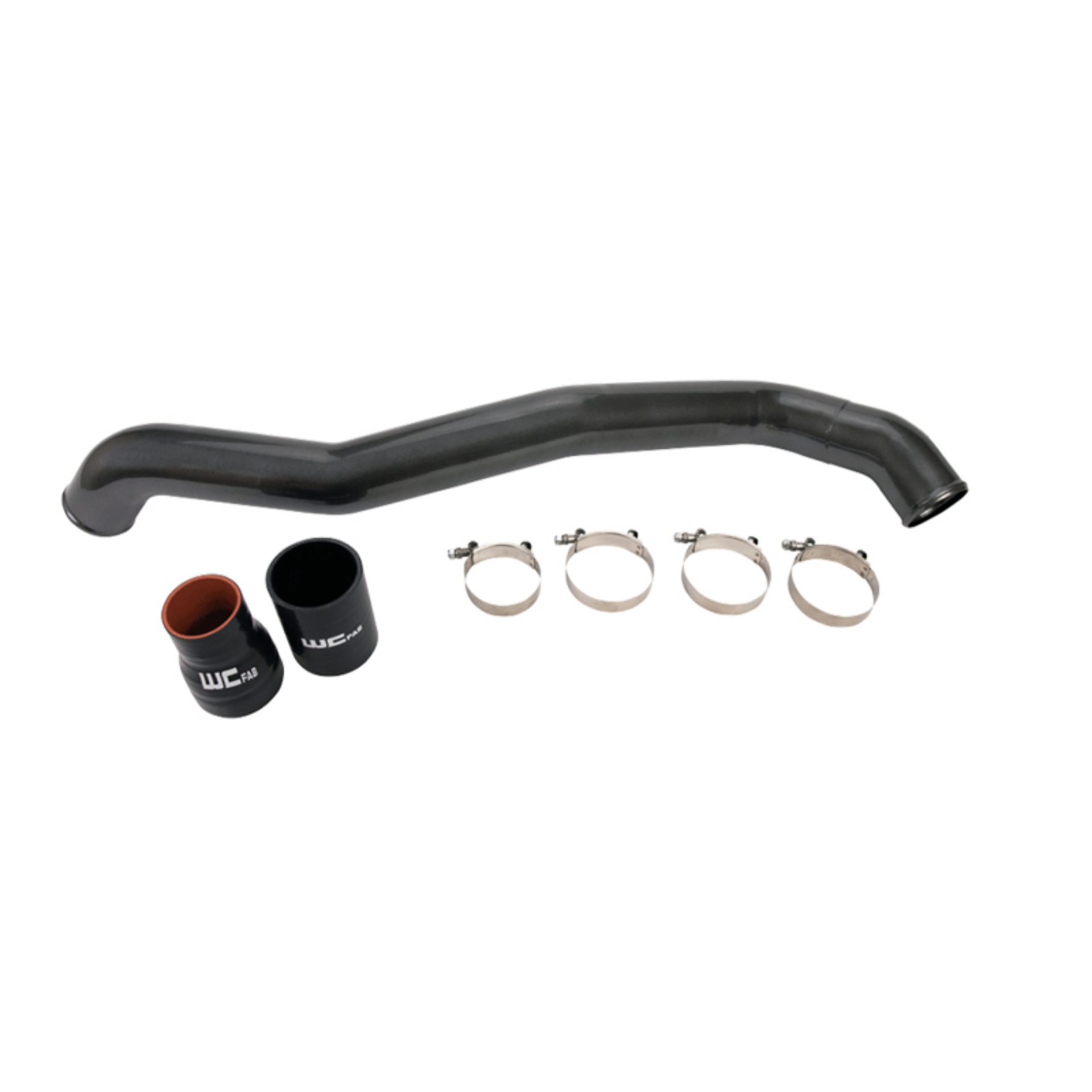 Picture of Wehrli 11-16 Chevrolet 6-6L LML Duramax Driver Side 3in Intercooler Pipe - Sparkle Granny Smith