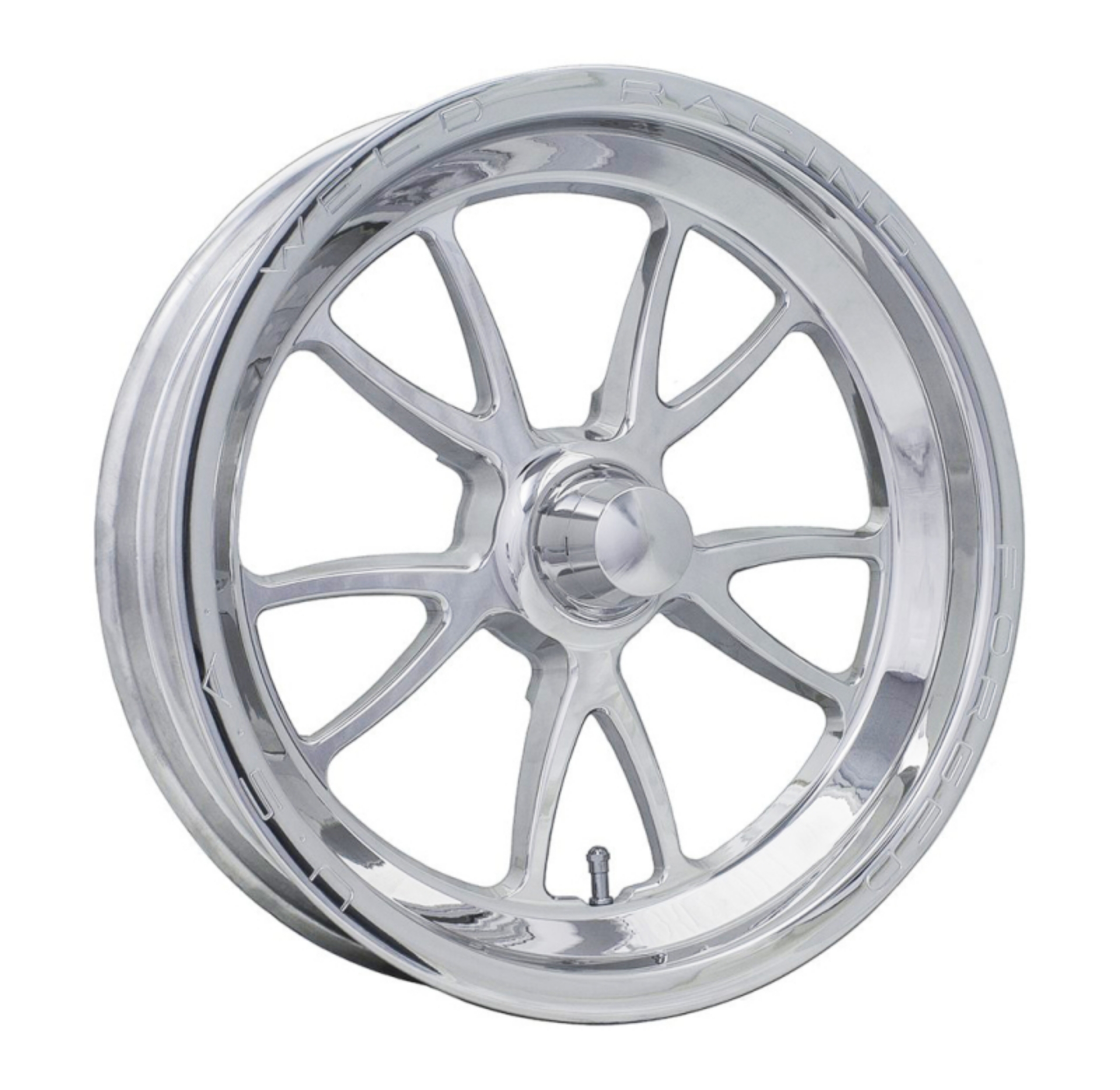 Picture of Weld Full Throttle 1-Piece 15x3-5 - Strange Spindle MT - 1-75in- BS Polished Wheel - Non-Beadlock
