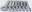 Picture of Eagle Chevrolet 6-300in Length 2-100in Journal Diameter H-Beam Connecting Rods Set of 8