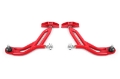Picture of BMR 10-14 Ford Mustang Adj- Lower A-Arms w- Delrin-Rod End - 18mm Tall Ball Joint - Red