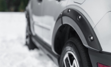 Picture of Bushwacker 21-22 Ford Bronco Sport Pocket Style Flares 4pc Set - Black Smooth Finish