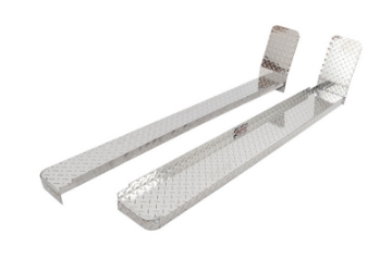 Picture of Deezee 09-21 Chevrolet-GMC Express-Savanah Running Board Cab Section Brite-Tread Aluminum