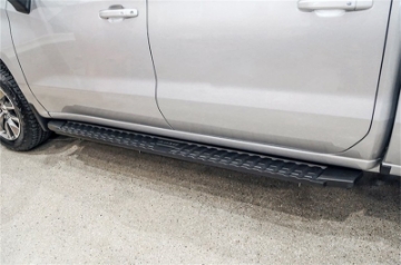 Picture of Deezee Universal Chevrolet-GMC-Dodge-Ford Full Size Truck Running Board ExtCab Section Molded Black