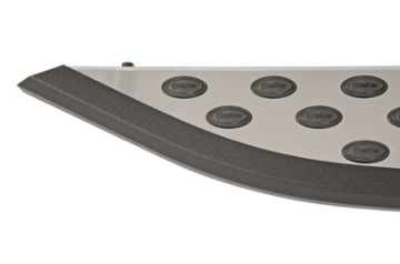 Picture of Deezee Universal Running Board Universal Cross Utility Vehicle NXc Stainless Top w Blk Trim