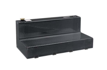 Picture of Deezee Universal Tanks - Auxiliary L-Shape Black Tread Aluminum 80 Gal