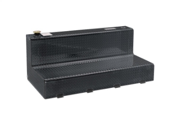 Picture of Deezee Universal Tanks - Auxiliary L-Shape Black Tread Aluminum 80 Gal