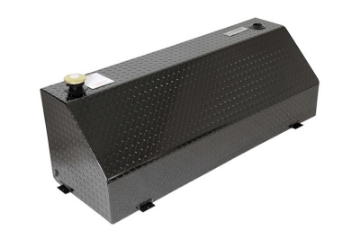 Picture of Deezee Universal Tanks - Wedge Rectangle Black Tread Aluminum