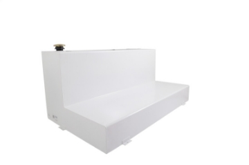 Picture of Deezee Universal Tanks - L-Shape White Steel 111 Gal
