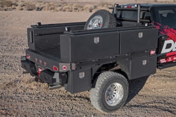 Picture of Deezee Universal Tool Box - Specialty 96In Topsider Black BT Alum Txt Blk